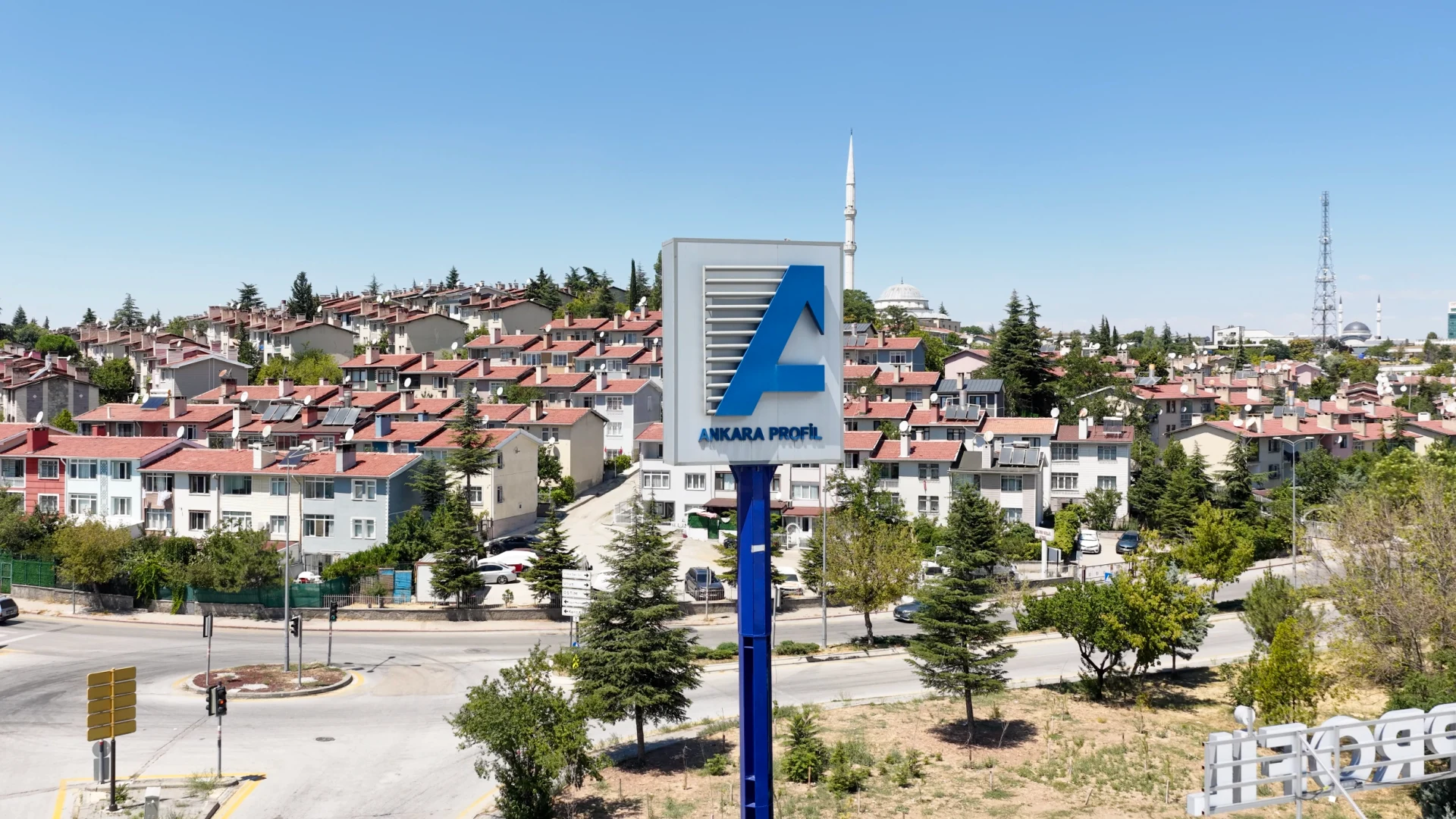 Ankara Profil tesis tabelası ve Ostim lokasyonu